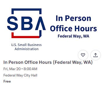 In Person Office Hours - Federal Way