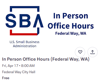 In Person Office Hours - Federal Way