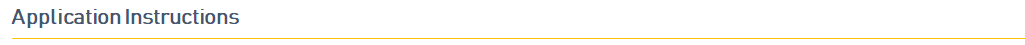 Application Instructions header