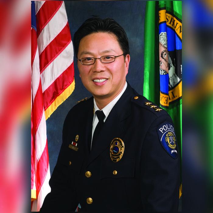 Chief Andy Hwang in Uniform
