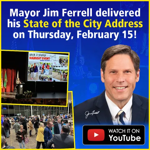 Mayor Jim Ferrell Delivered His State Of The City Address Thursday February 15 Summary Video