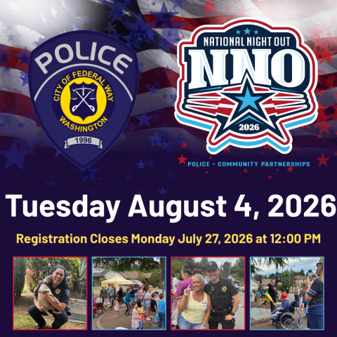 National Night Out on August 5th Flyer